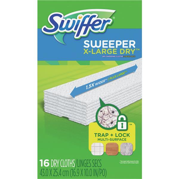 Swiffer Sweeper Professional Dry Cloth Mop Refill XL (16-Count)