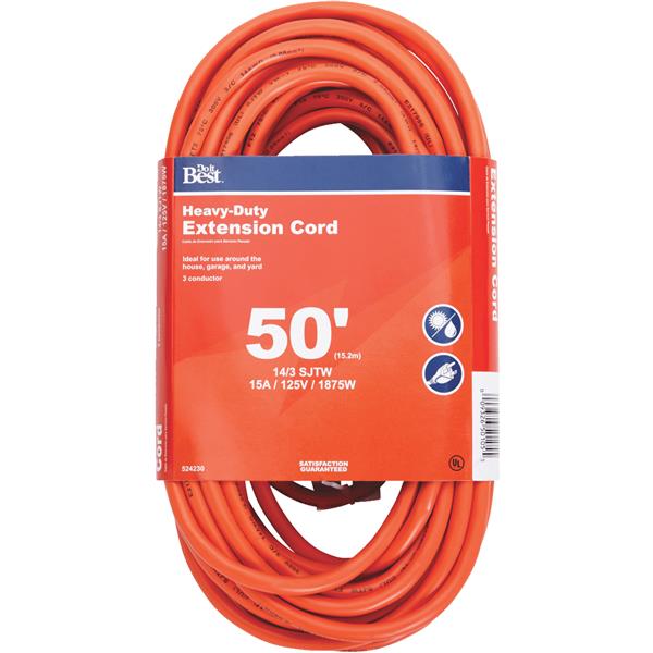 Do it Best Heavy-Duty Outdoor Extension Cord 14/3