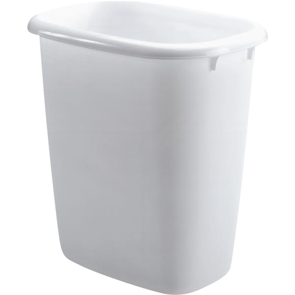 ^Rubbermaid Wastebasket 15 Qt. White