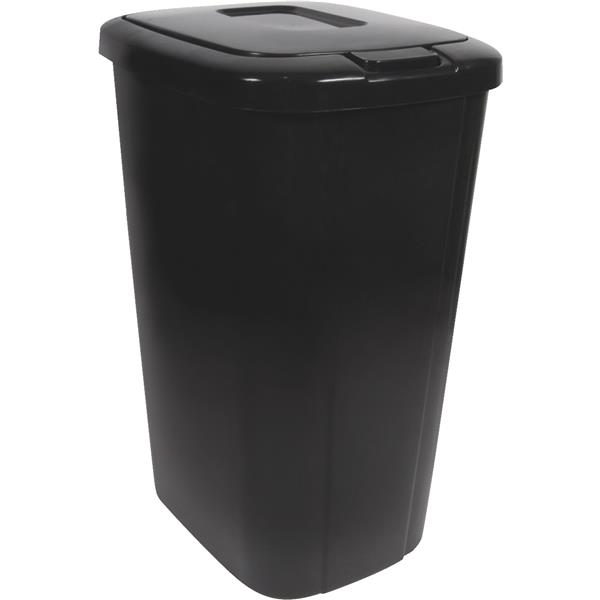 Hefty Touch-Top Trash Can 53 Qt Black