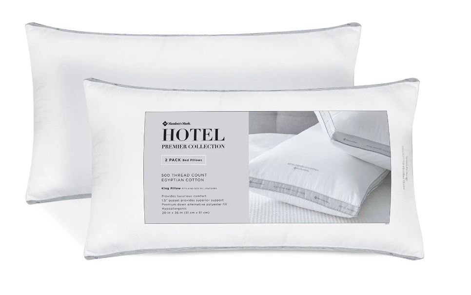 Hotel Premier Collection King Pillow by Member's Mark, Set of 2