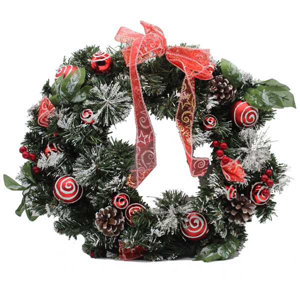 Christmas Décor Wreath 18In.