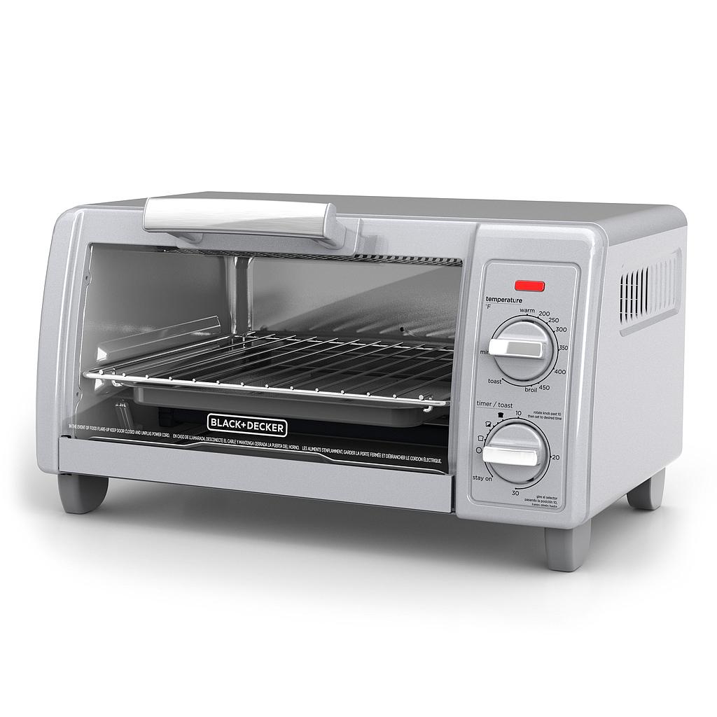 Black &amp; Decker Natural Convection Toaster Oven, 4-Slice