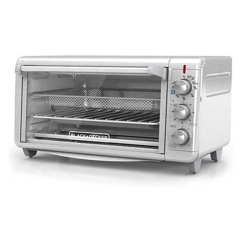 Black &amp; Decker Extra Wide Crisp 'N Bake Air Fry Toaster Oven