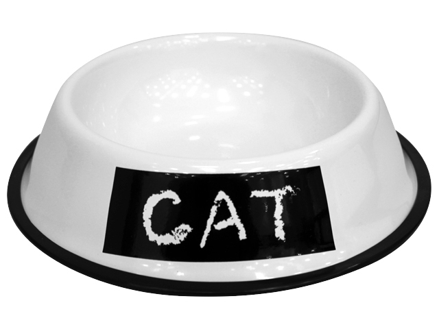 ****Puppy &amp; Co Metal Cat Bowl