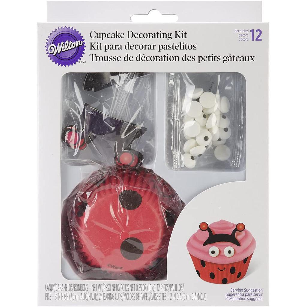 **** Wilton Ladybug Cupcake Decorating Ki 36 pcst