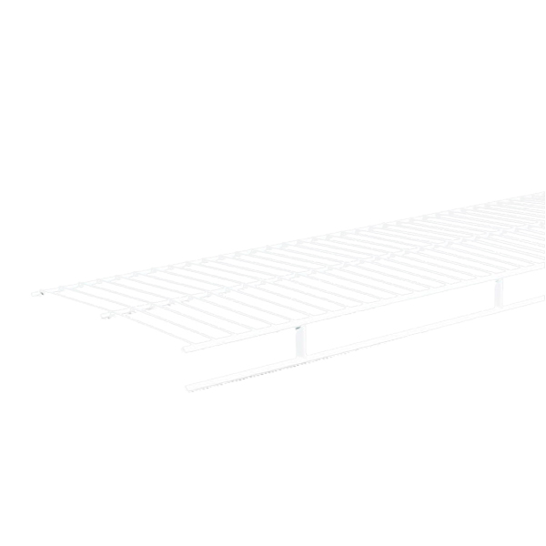 ClosetMaid Ventilated Wire Shelf &amp; Rod 6 Ft. W. x 12 In. D., White