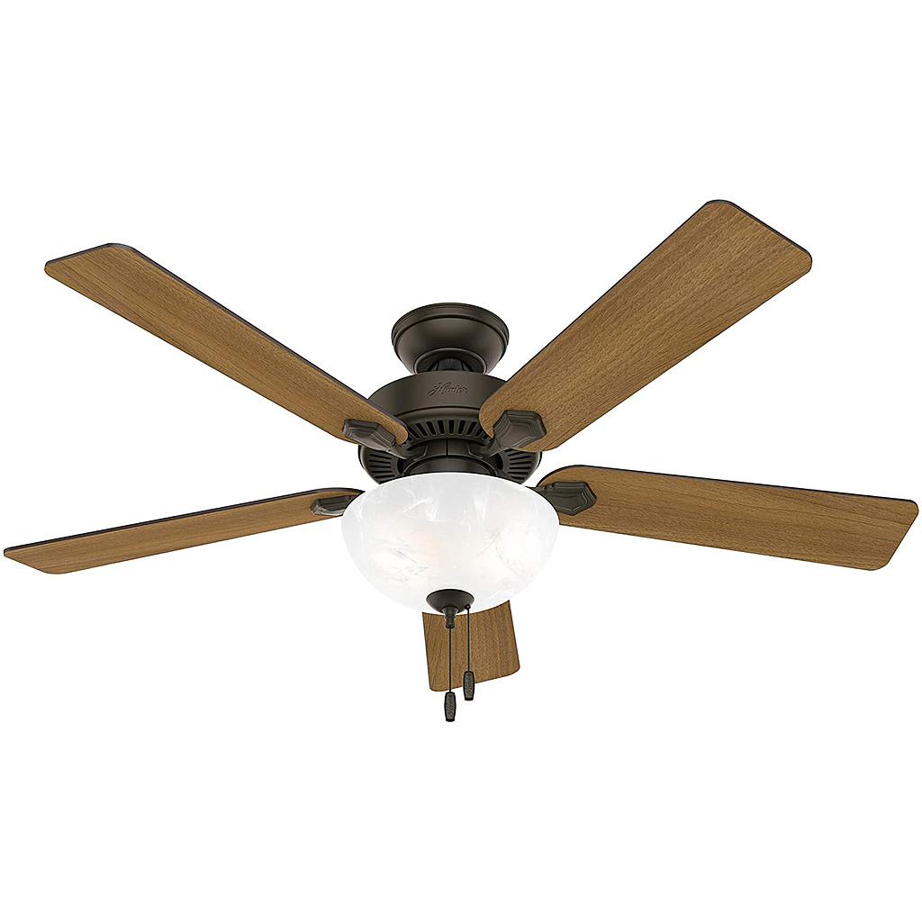 Hunter Swanson Indoor Ceiling Fan 52 In., New Bronze (C.F.M - 2530)
