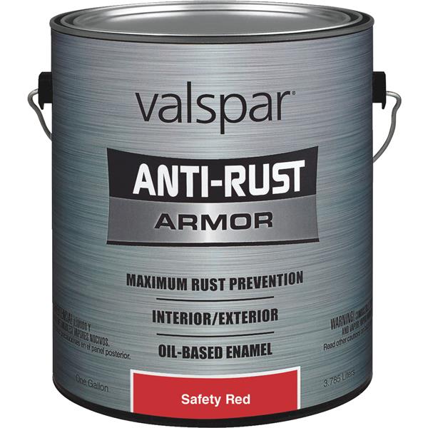 ****Valspar / Krylon Rust Tough Gloss Anti-Rust Safety Color Rust Control Enamel, Safety Red, 1 Gal.