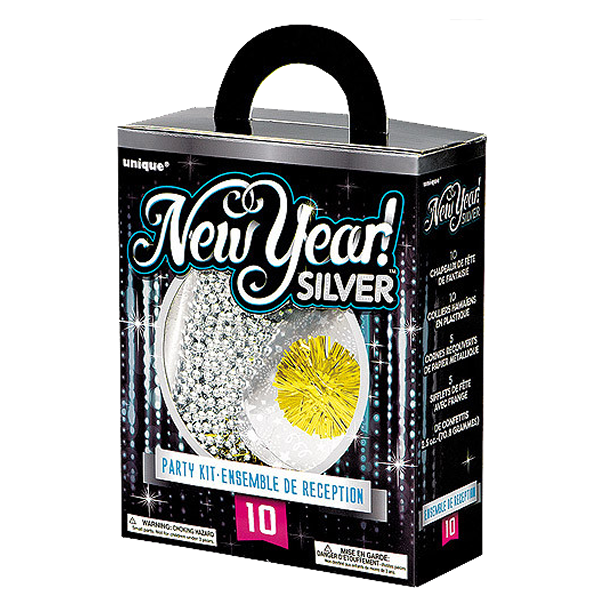 ****New Year's Window Box Kit - Silver for 10