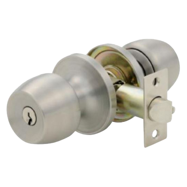 Fanal Devon Entry Knob Brushed Stainless Steel