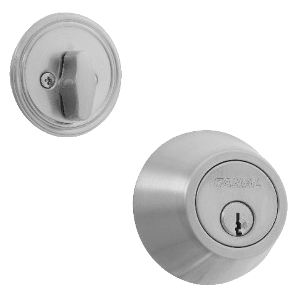 ****Fanal Annecy Single Cylinder Deadbolt Satin Nickel