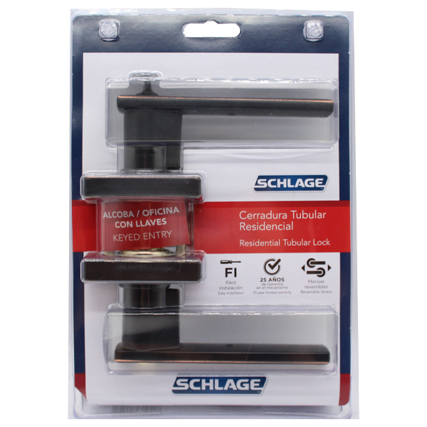 Schlage Lever Picus Keyed Entry - Sq 7707007710491