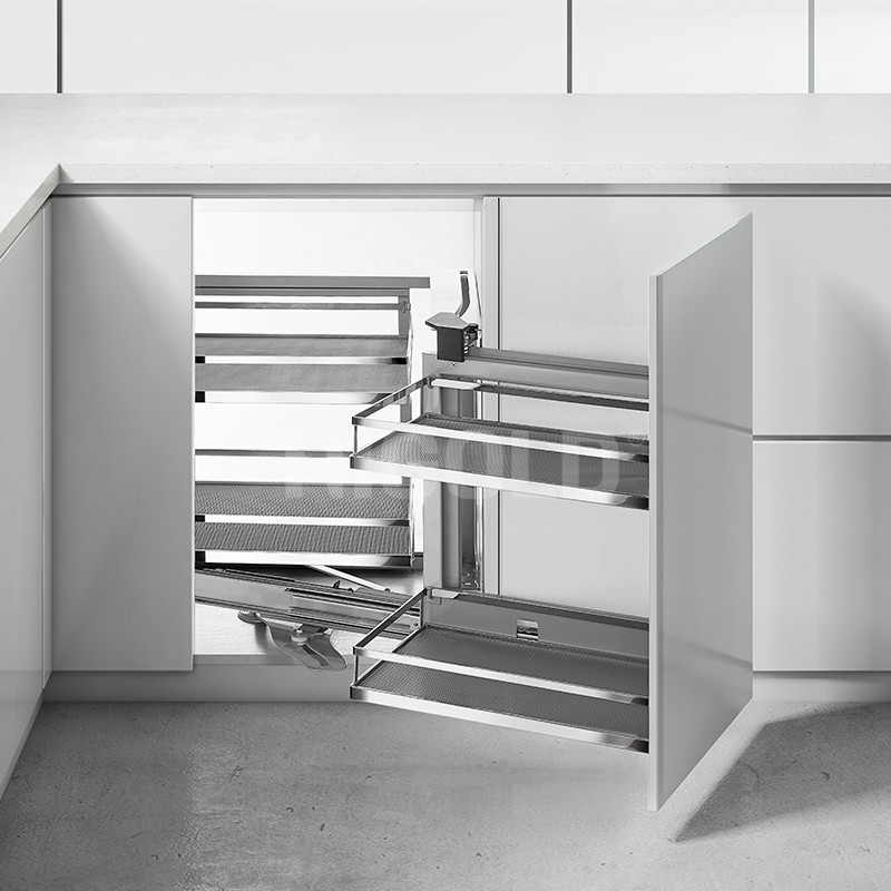 Royal Homes Magic Corner left, 33.85x20x(24.4-29.52)In. (860x510x620-750mm)