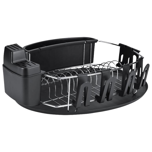 ****Fridgemate Deluxe Dish Rack 19.75in x 14in Blk