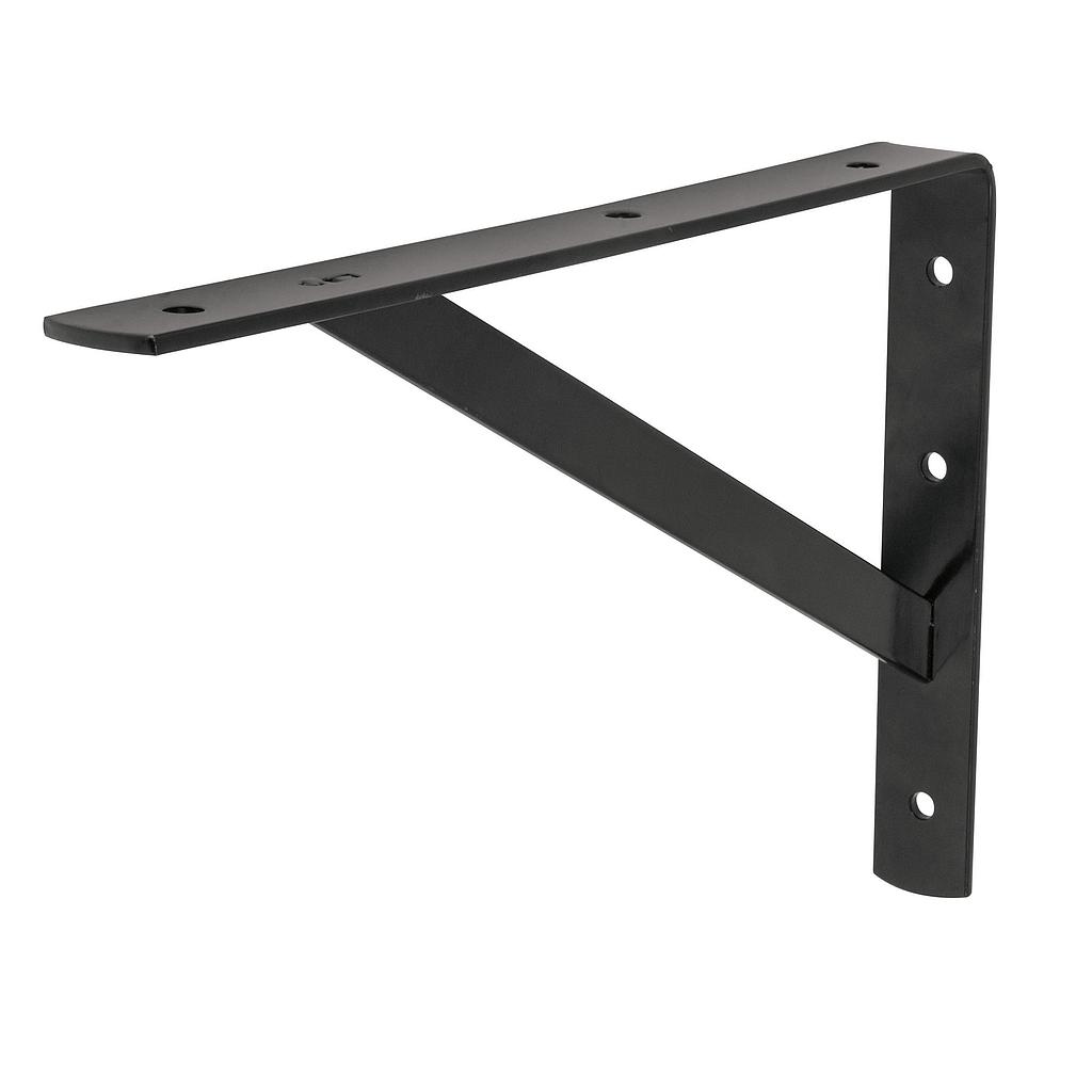 Fiero Shelf Bracket Heavy Duty 8x12in Black