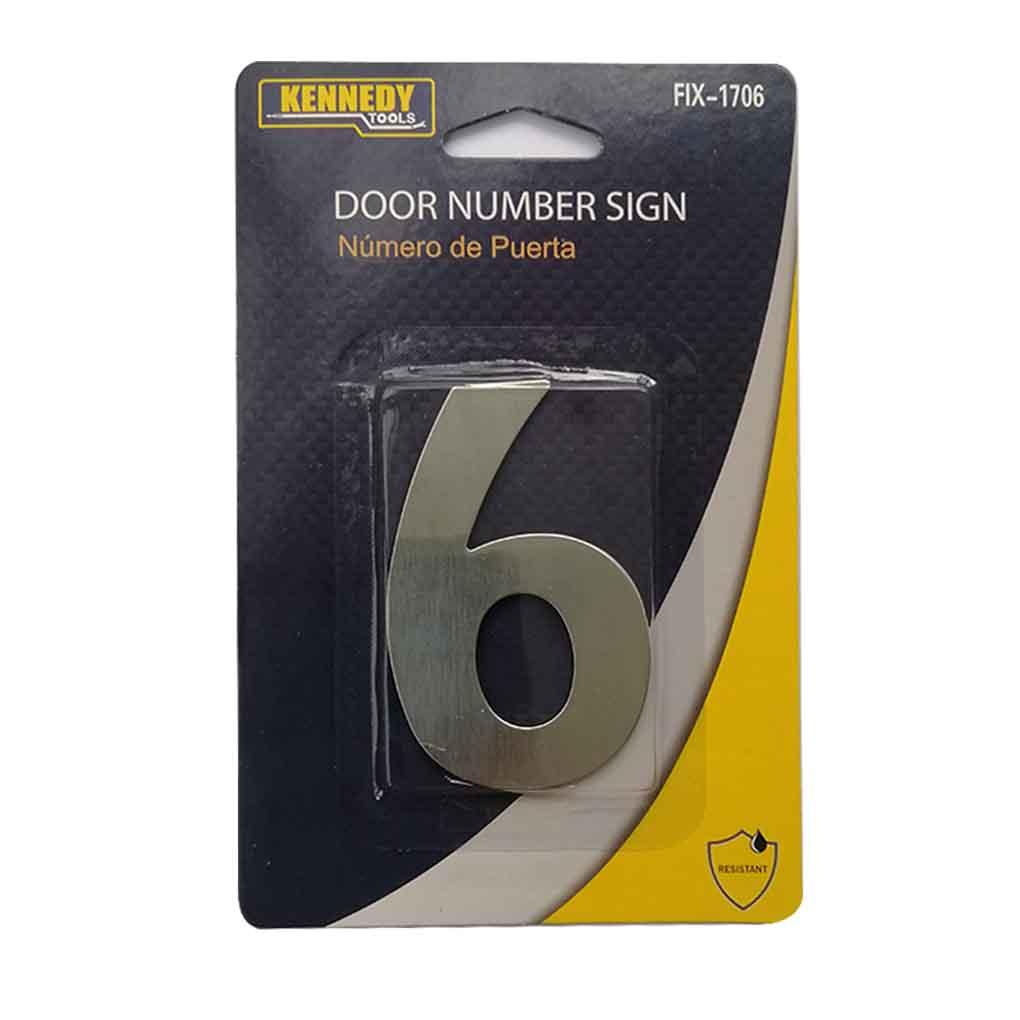 ****Kennedy Door Number Sign