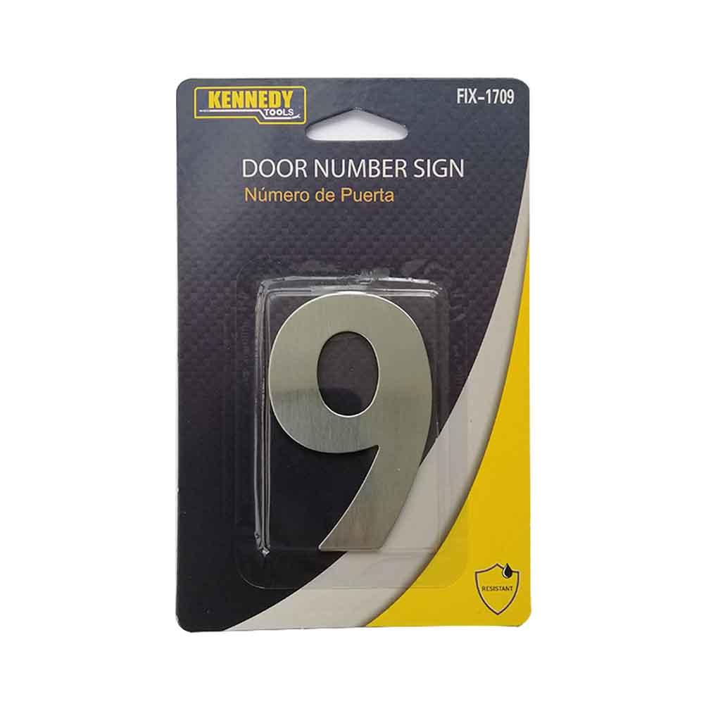 ****Kennedy Door Number Sign