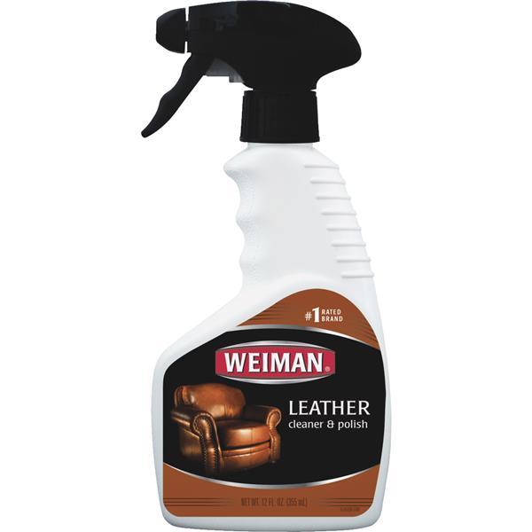 Weiman Trigger Spray Leather Care Cleaner &amp; Polish 12 Oz.