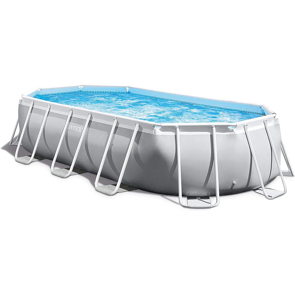 Intex Oval Prism Frame Pool Set 16Ft 6in x 9Ft x 48in