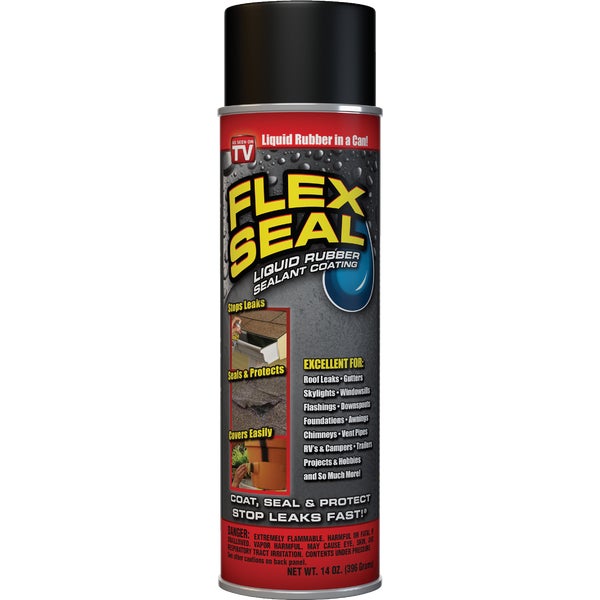 FLEX SEAL Spray Rubber Sealant 14 Oz., Black