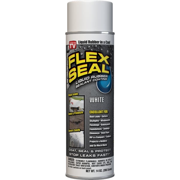 FLEX SEAL Spray Rubber Sealant 14 Oz., White