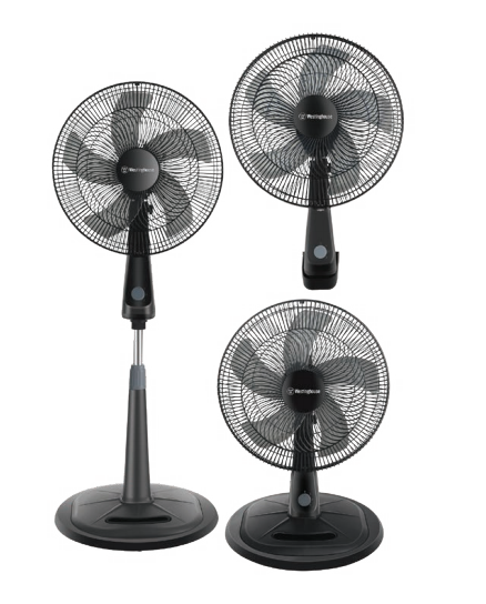 Westinghouse 3-in-1 Fan 16 In., Black