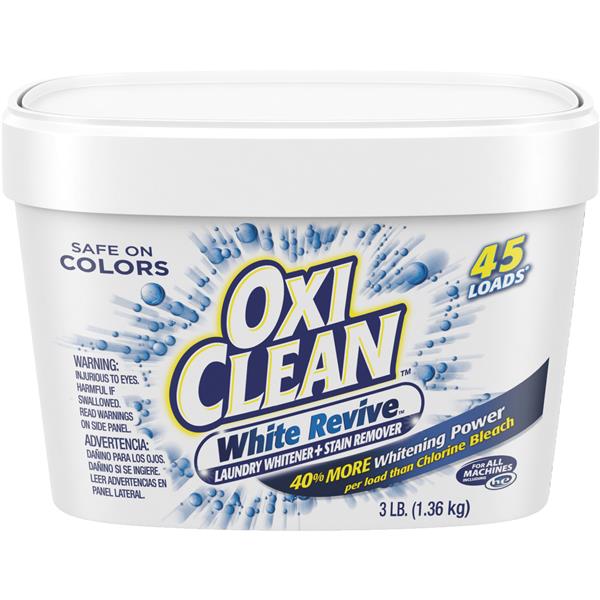 ****OxiClean Laundry Whitener &amp; Stain Remover White Revive 3 lb