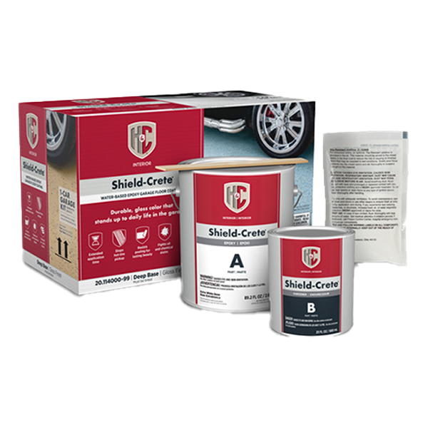 H&amp;C SHIELD-CRETE® WATER-BASED EPOXY GARAGE FLOOR COATING