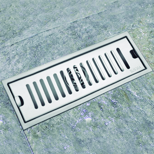 Royal Homes Linear Shower Floor Drain 3.9&quot;x 11.8&quot;x2.5&quot;
