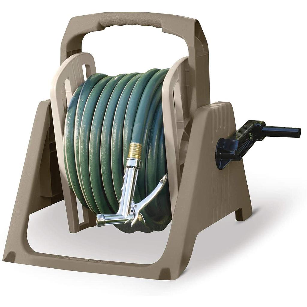 Suncast Hose Handler Resin Hose Reel 100 Ft. x 5/8 In. Taupe