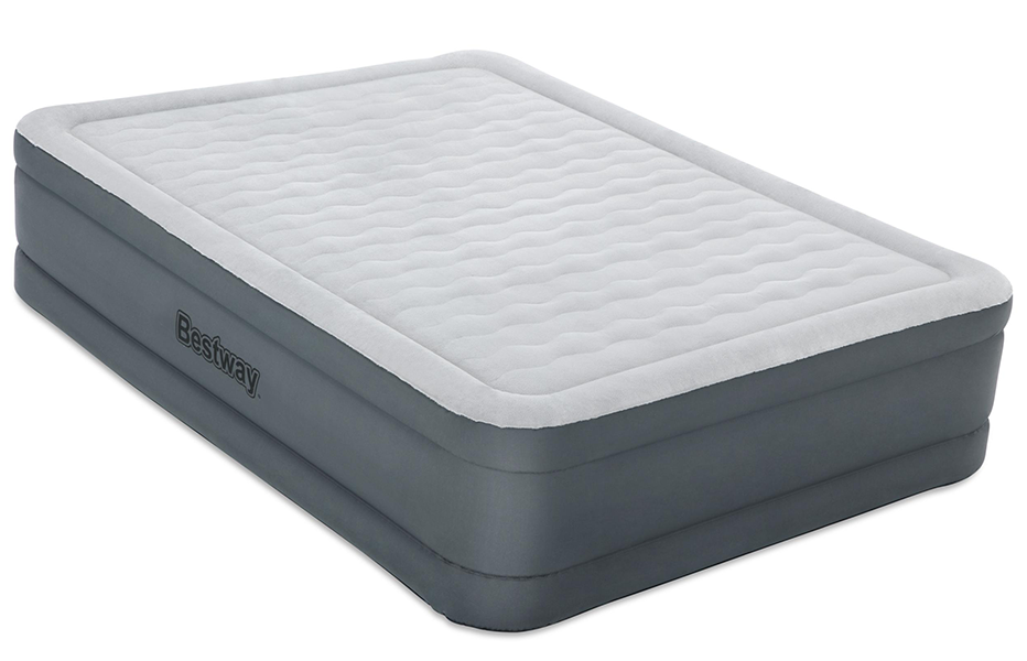 Bestway Fortech Queen Airbed Snugable Top Built-in AC Pump 80in x 60in x 18in