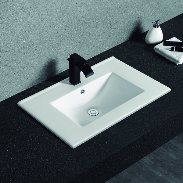 Royal Homes Topmount Bathroom Sink 31.8 x 18.3 x 6.6 In.