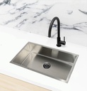 Royal Homes Kitchen Sink Single-Bowl Combo 29.5 x 17.5 x 7 In. 304 Stainless Steel