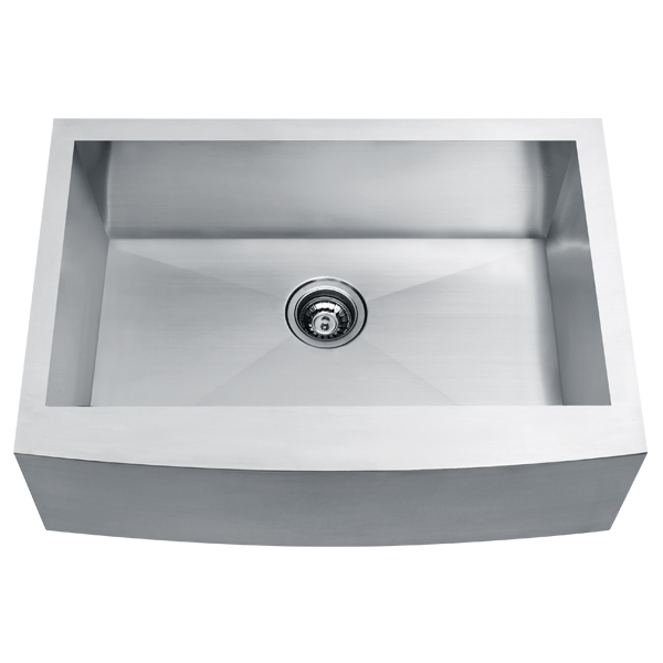 Royal Homes Single Bowl Kitchen Sink 30 x 21 x 9 In. Stainless 304