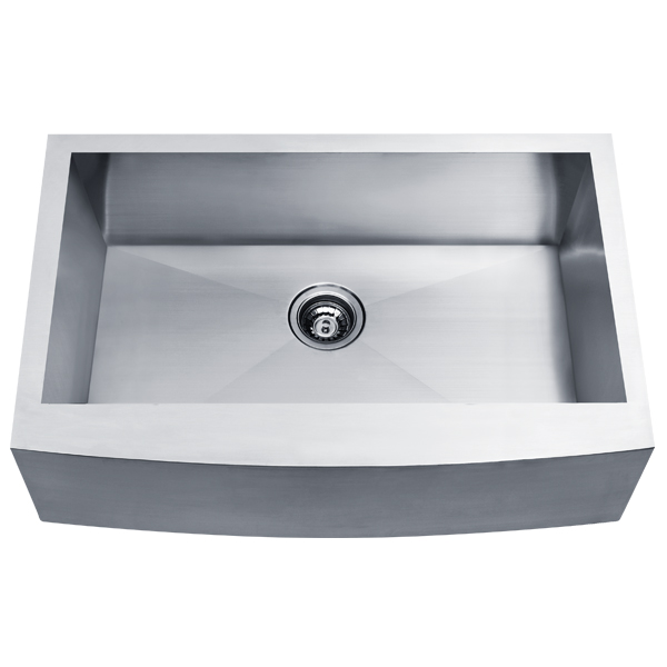 Royal Homes Apron Single Bowl Kitchen Sink 36x21in 304 Stainless Steel