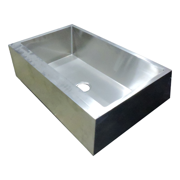 Royal Homes Kitchen Sink - 33In.X21In.X9.5In. - 304 Stainless Steel -