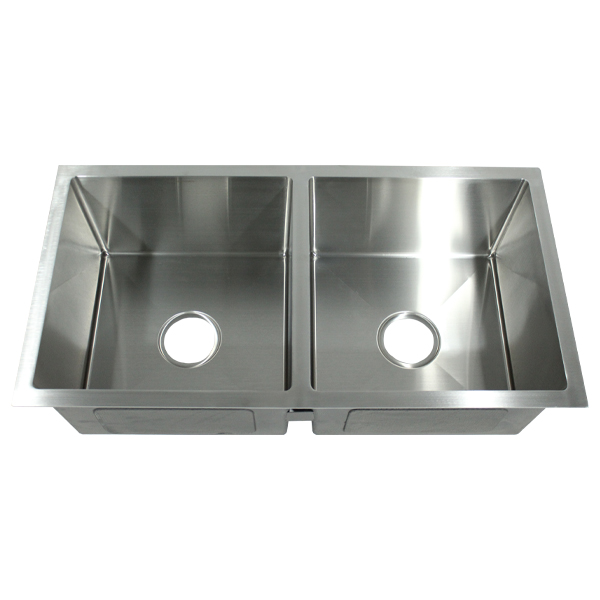 Royal Homes Kitchen Sink - 32In.X17In.X9In. - 304 Stainless Steel