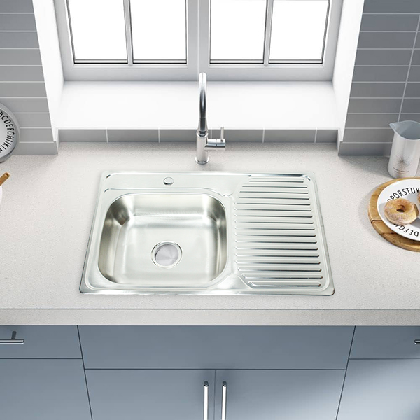 Royal Homes Kitchen Sink -In.31.5x19.5x5 - 304 Stainless Steel