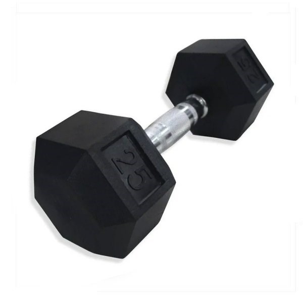 Runic Hexagonal Dumbbell w/ Rubber 25lb