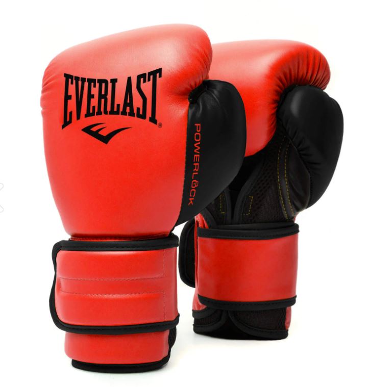 Everlast Powerlock Boxing Gloves Red 16oz.