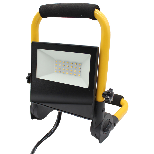 ****General Lighting Led Outdoor Portable Work Light Black 20W 100-240V 4000K B