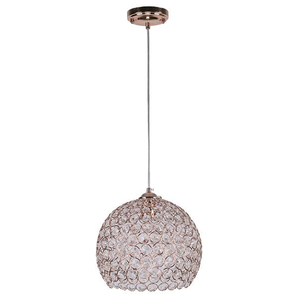 Designers Lighting Crystal 1-Light Pendant Light French Gold E27 60W