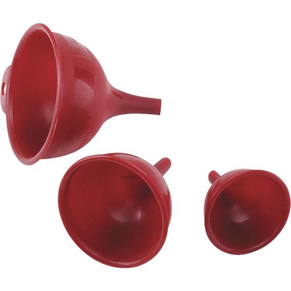 ****Farberware 3pc Funnel Set, Red