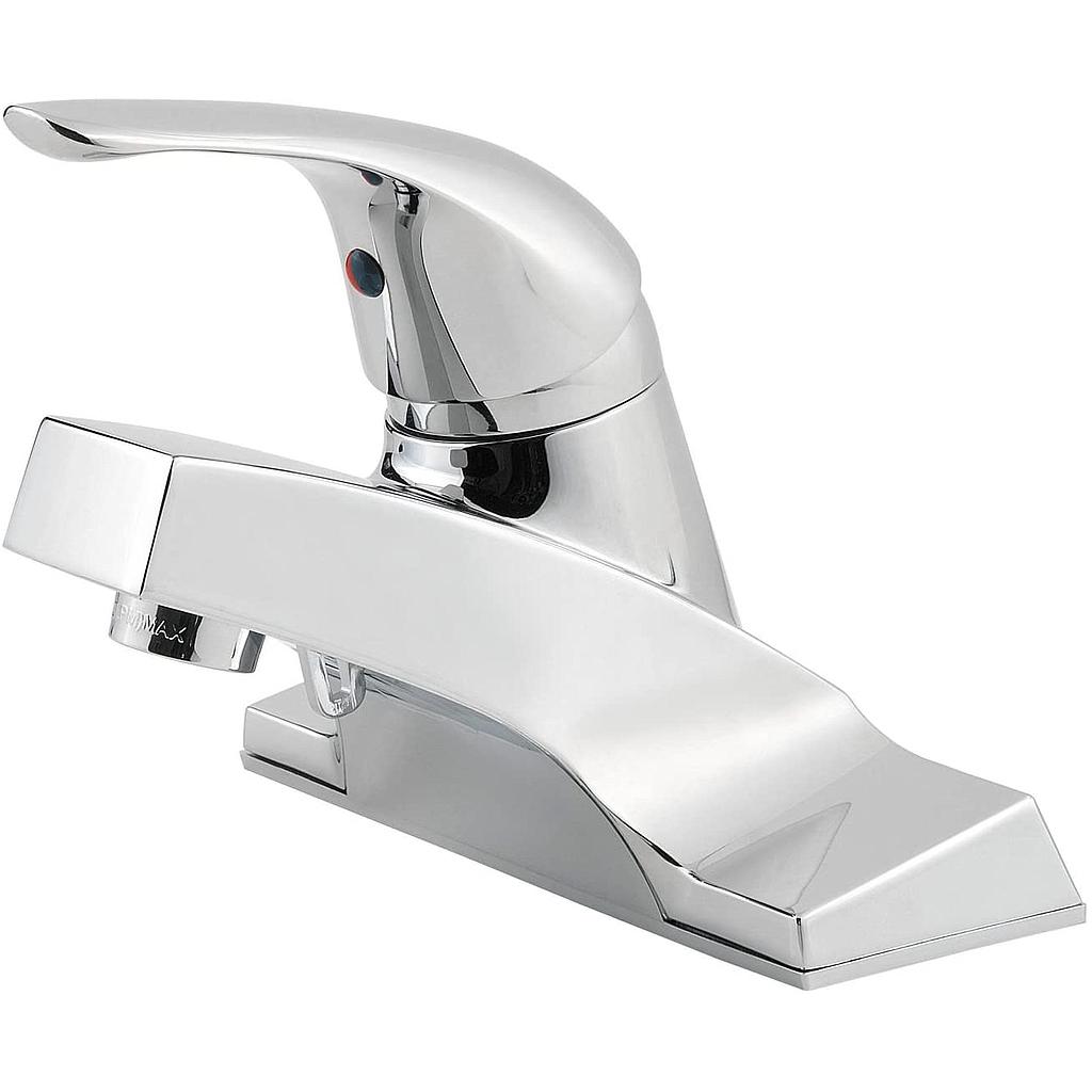 Pfister Pfirst Series 1-Handle Centerset Bathroom Faucet 4 In., Polished Chrome