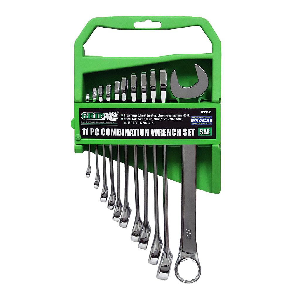 ****Grip 11 Pc Combination Wrench Set