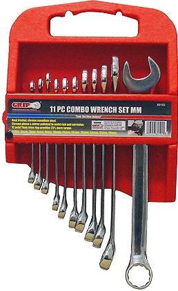 Grip 11 Pc Combination Wrench Set MM