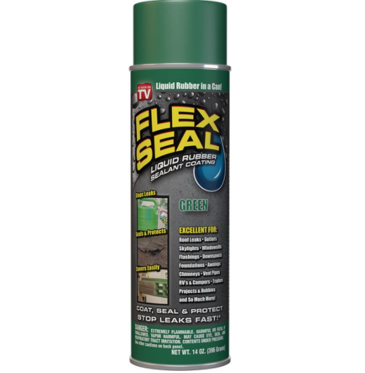 ****Flex Seal 14 Oz. Spray Rubber Sealant, Green