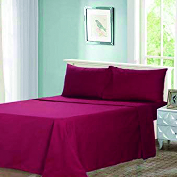 ****Cannon Full Solid Sheet Set Red