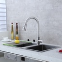Royal Homes SS Kitchen Faucet with Pull-Out Sprayer
